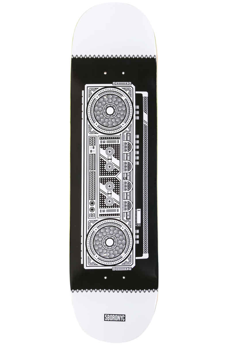 5BORO Boombox Art Series 8" Deck (black white)