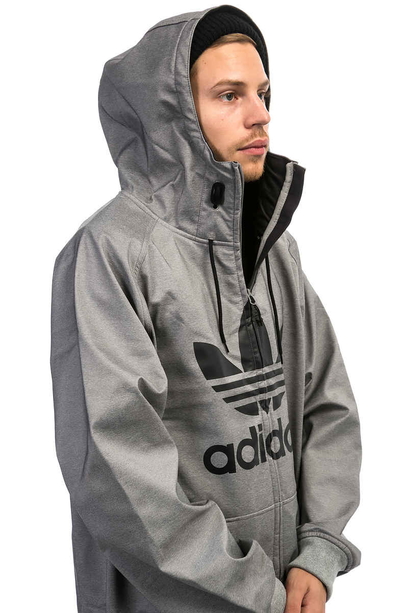 adidas Greeley Softshell Snowboard Jacke (core heather)