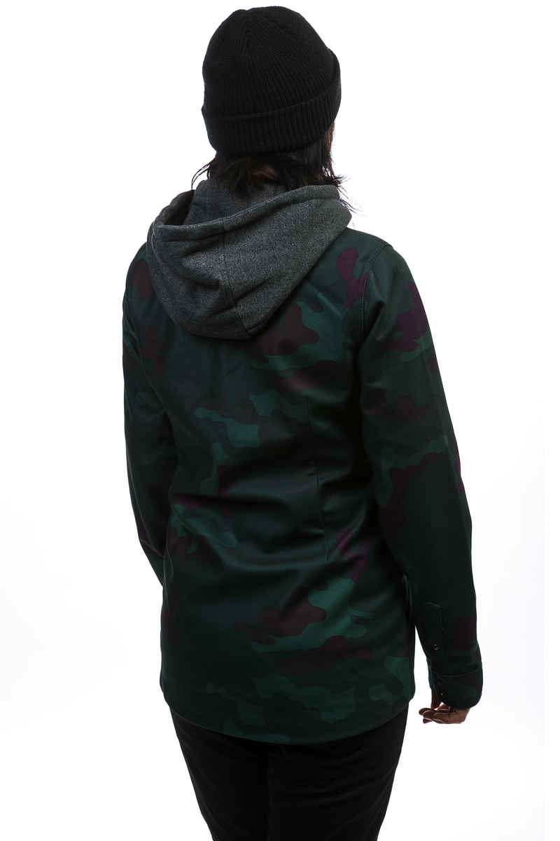 Volcom Circle Flannel Snowboard Jacke women (dark camo)