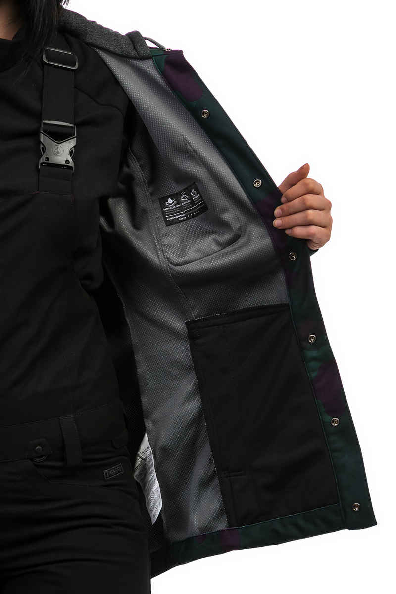 Volcom Circle Flannel Snowboard Jacke women (dark camo)