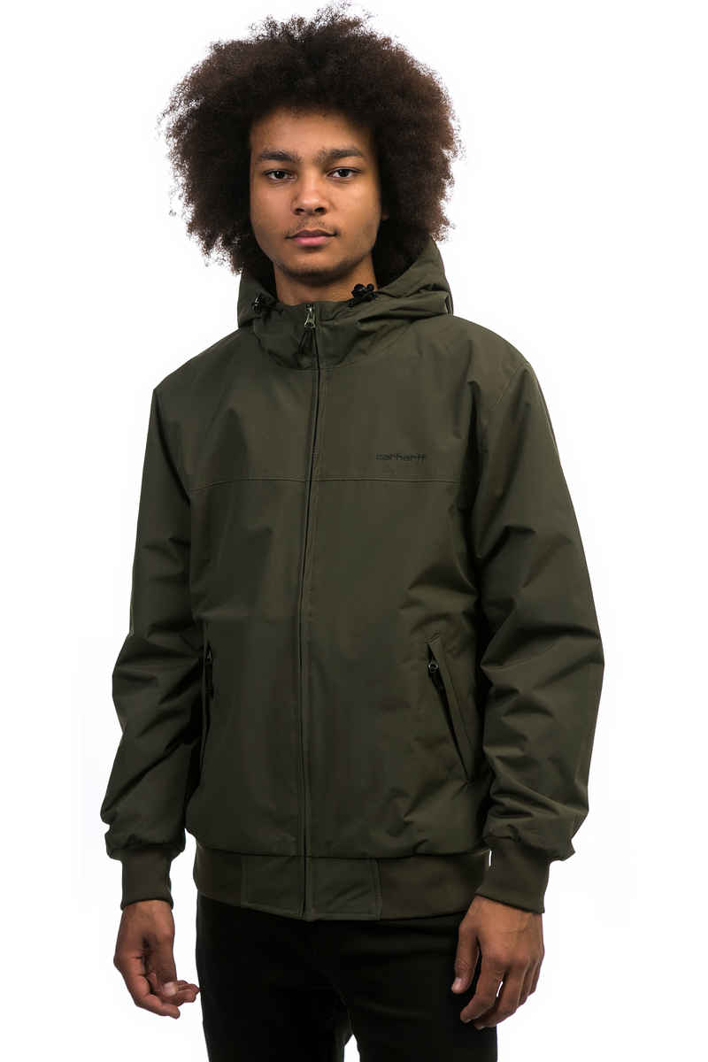 Carhartt WIP Hooded Sail Jacke (cypress black)