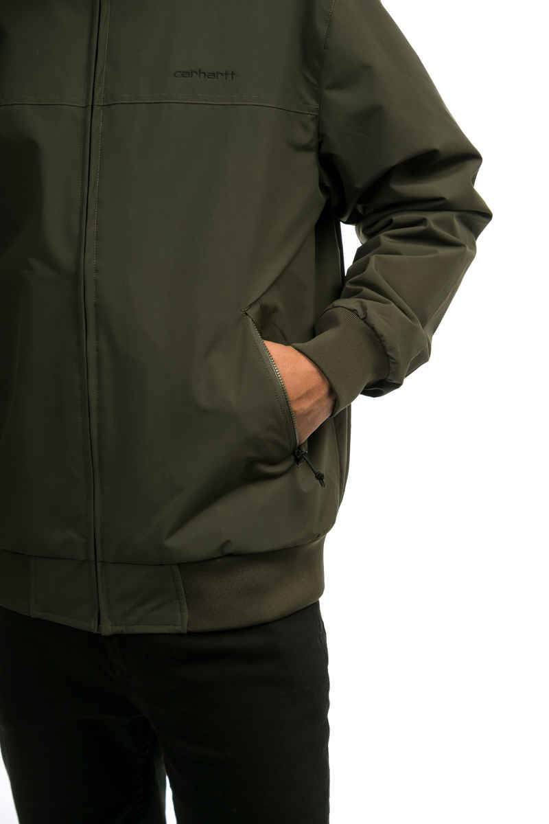 Carhartt WIP Hooded Sail Jacke (cypress black)