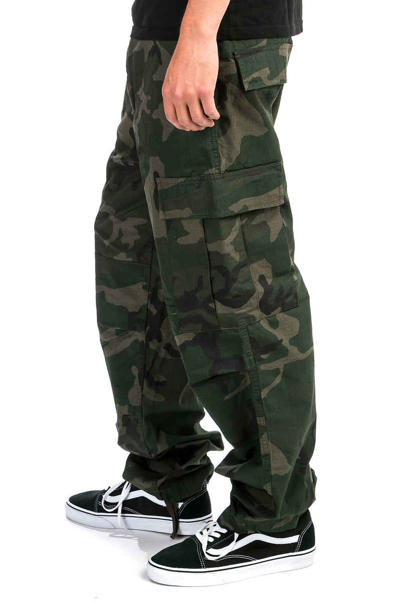 Carhartt WIP Cargo Pant Columbia Pantalons (camo combat green rinsed)