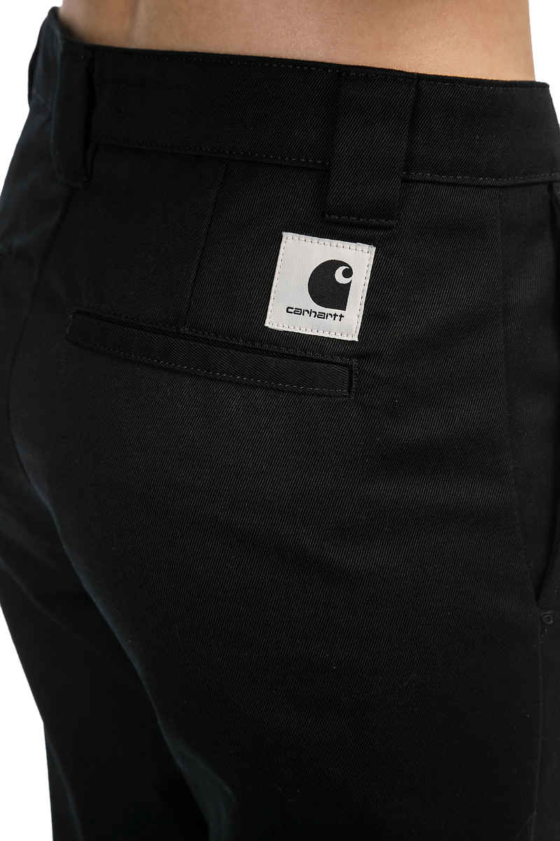 Carhartt WIP W' Master Pant Denison Pantalons women (black rinsed)