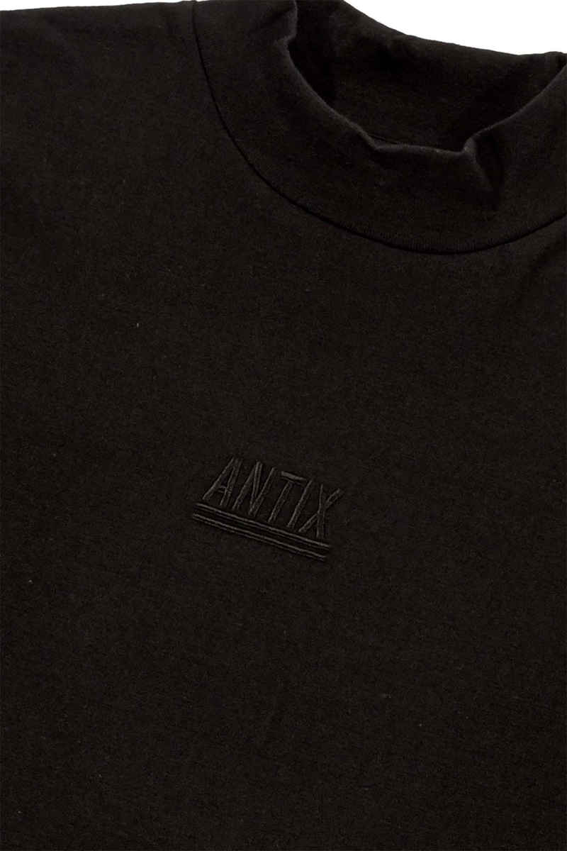 Antix Mock Neck Maglia a maniche lunghe (black)