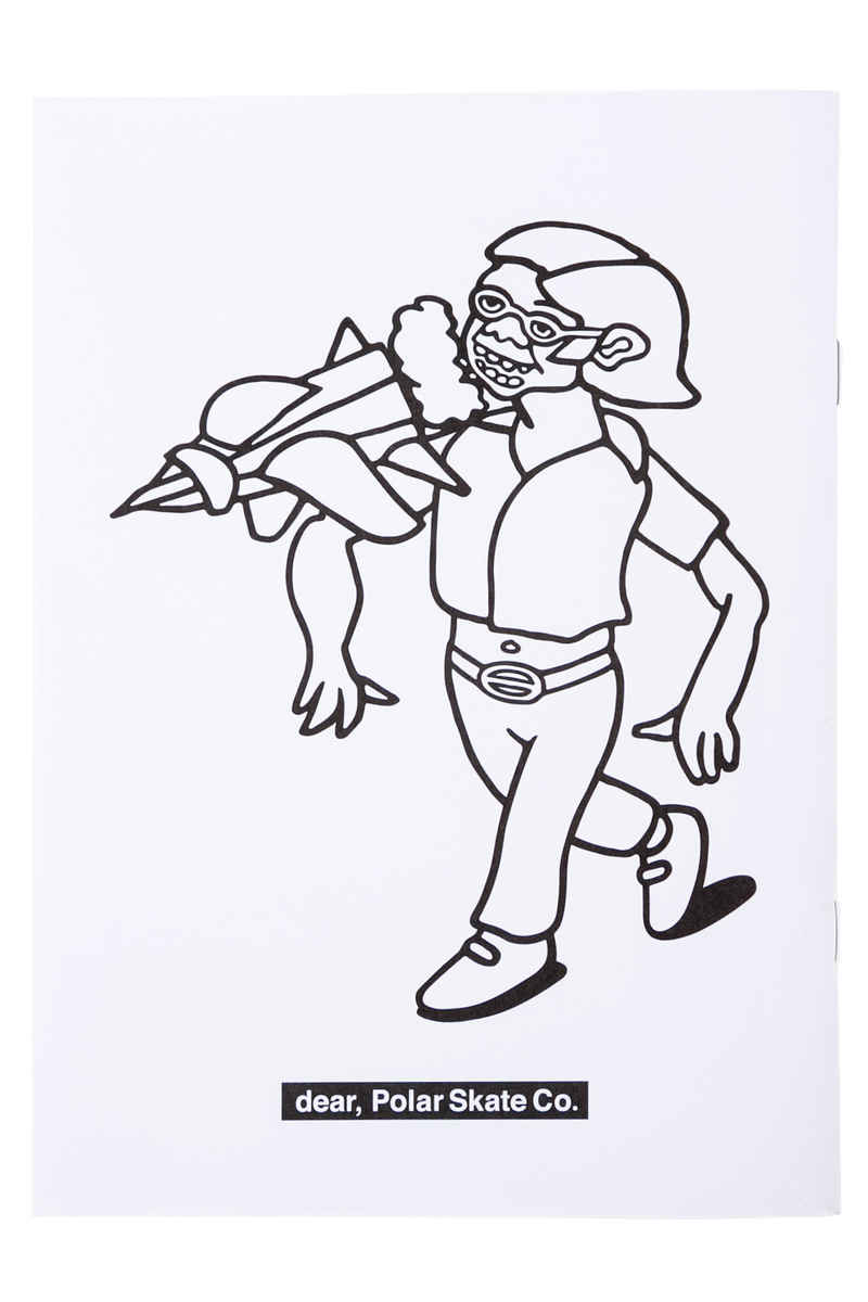 Polar Skateboards x Ron Chatman Menace To Society Zine Buch