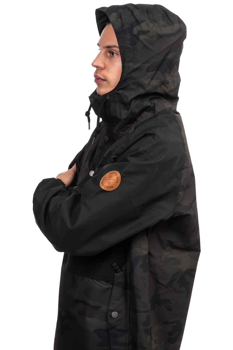 Horsefeathers Recruit Snowboard Jacke (black camo)