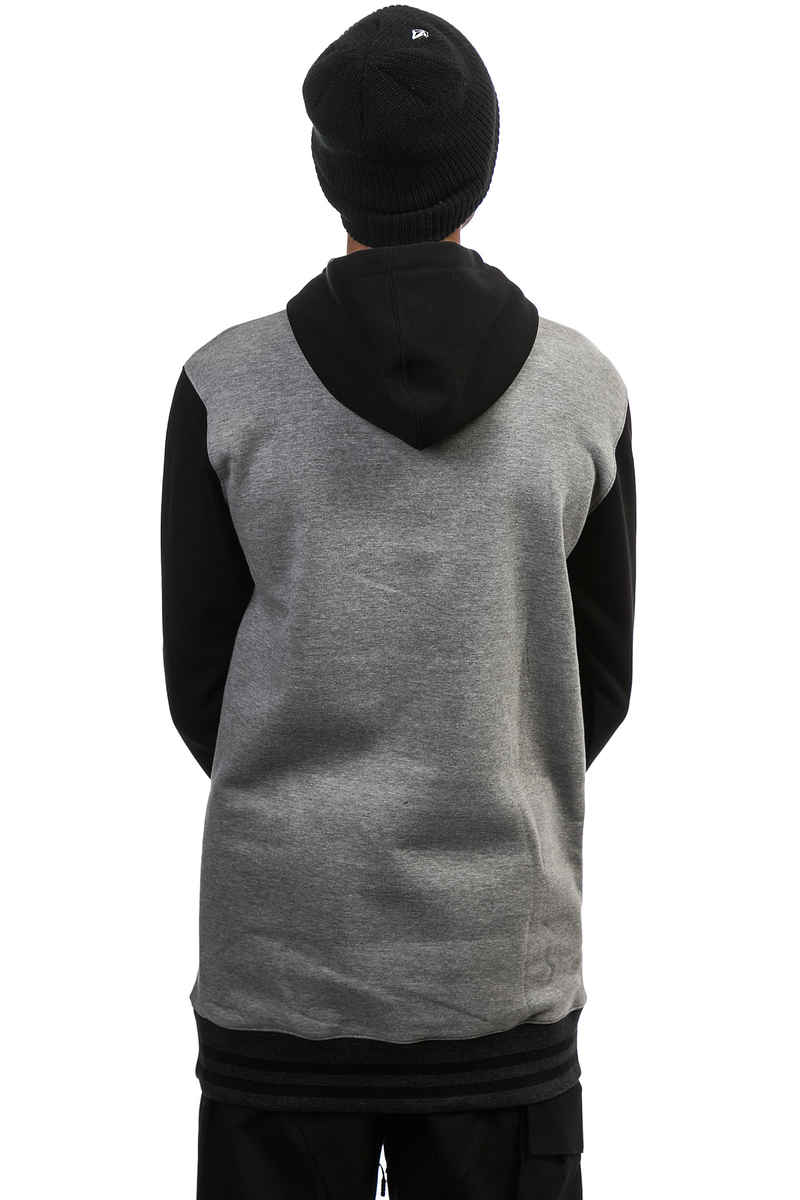 Horsefeathers Sherwin II Long Neige Chandail à Capuchon (heather grey)