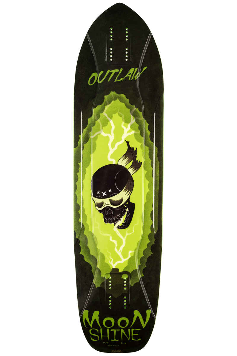Moonshine MFG Outlaw 38.25" (97,15cm) Tabla Longboard (black green)