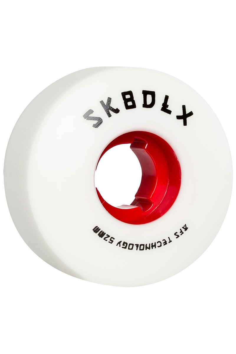 SK8DLX AFS Japan Series Wheels (white red) 52mm 100A 4 Pack