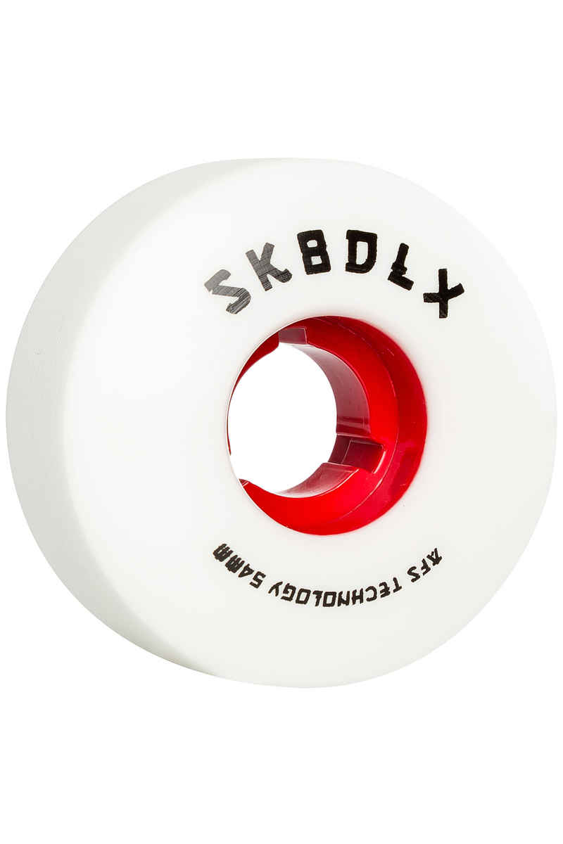 SK8DLX AFS Japan Series Wheels (white red) 54mm 100A 4 Pack