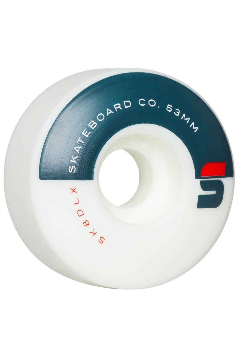 SK8DLX Athletic Series Roue (white) 53mm 100A 4 Pack