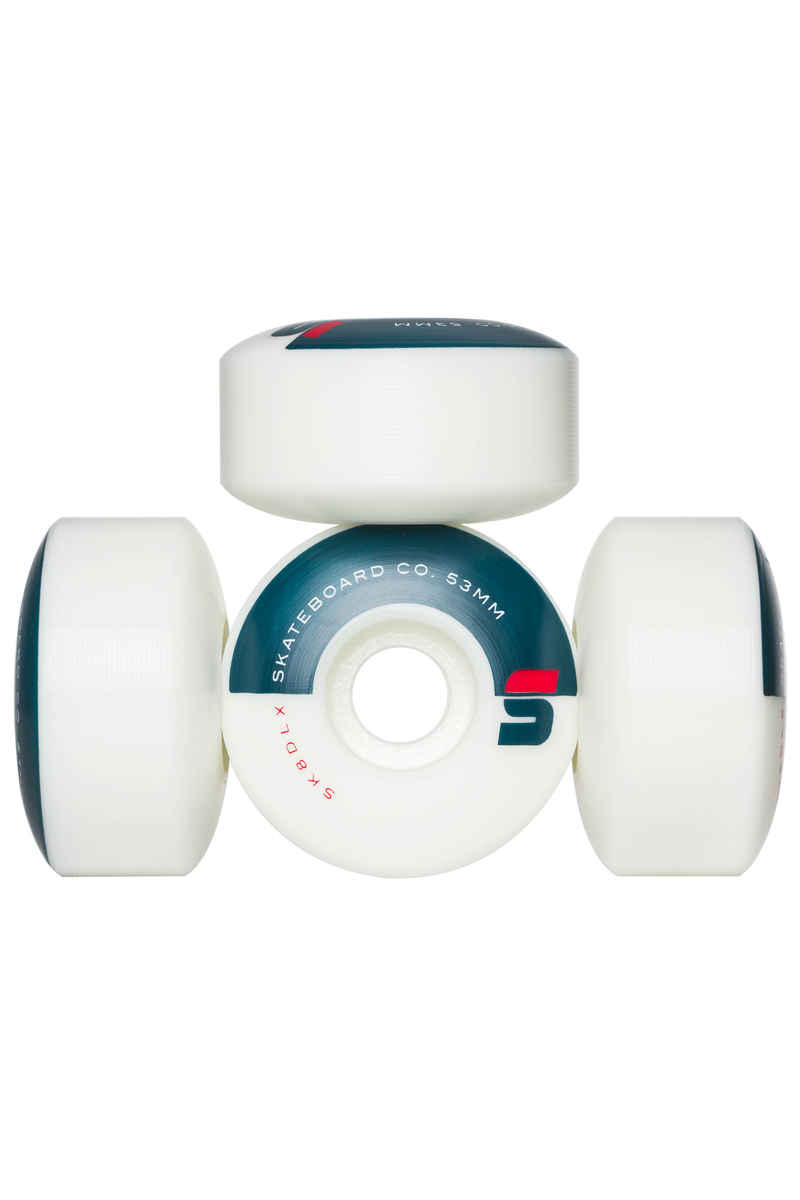 SK8DLX Athletic Series Roue (white) 53mm 100A 4 Pack