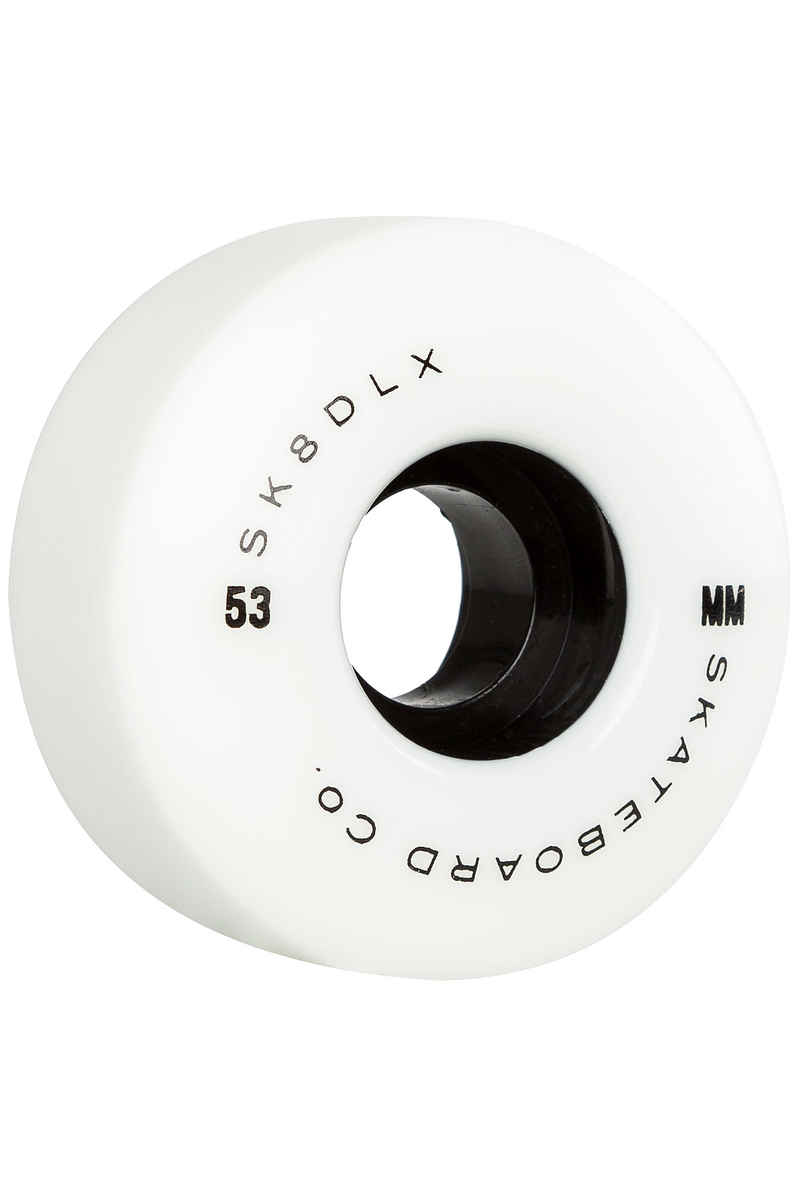 SK8DLX Fidelity Series Ruote (white) 53mm 100A pacco da 4