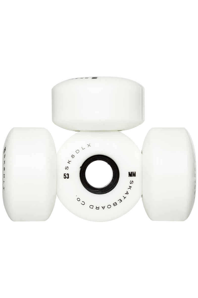 SK8DLX Fidelity Series Ruote (white) 53mm 100A pacco da 4