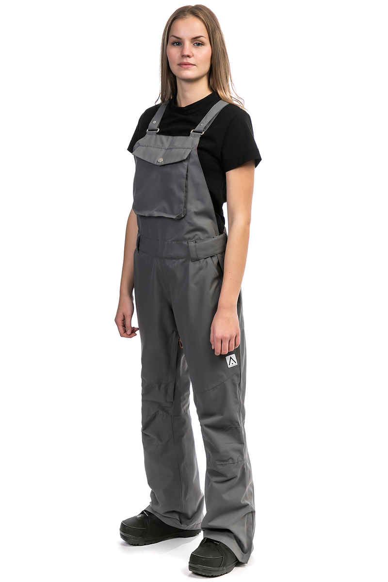 WearColour Ride Bib Snowboard broek women (rock grey)