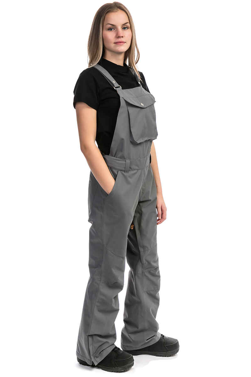 WearColour Ride Bib Snowboard broek women (rock grey)