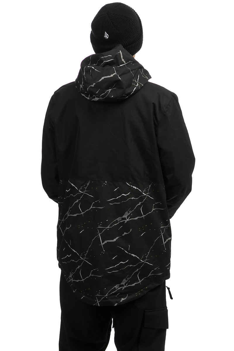 WearColour Block Snowboard Jacke (black marble)