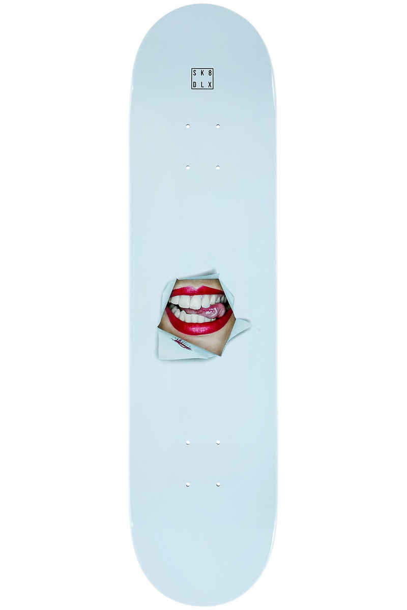 SK8DLX Face Series 8" Planche Skate (turquoise)