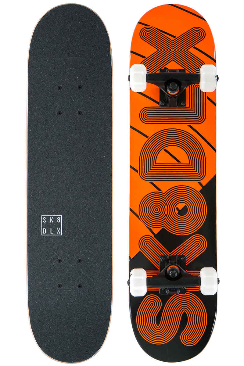 SK8DLX Linus 7" Komplettboard (black orange)