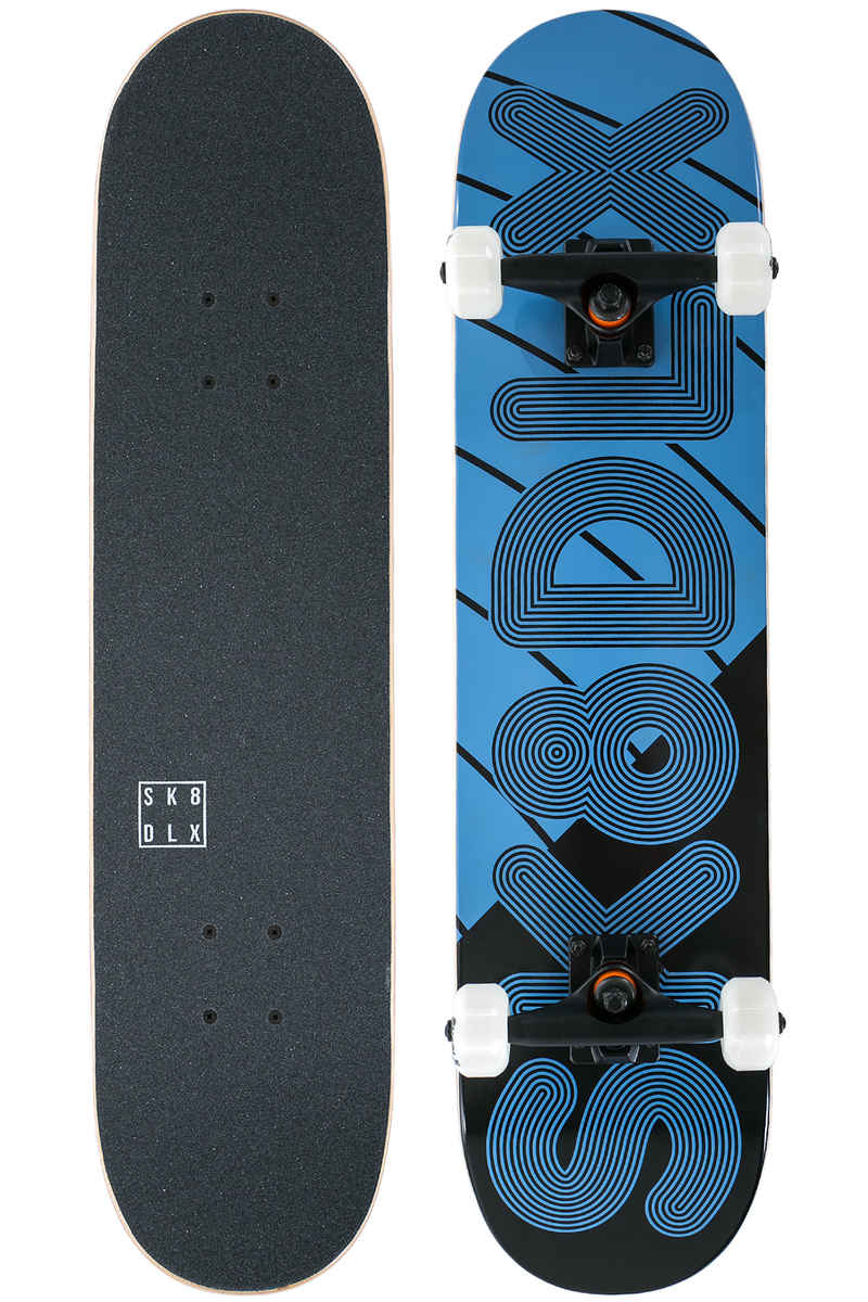 SK8DLX Linus 7.5" Komplettboard (blue black)