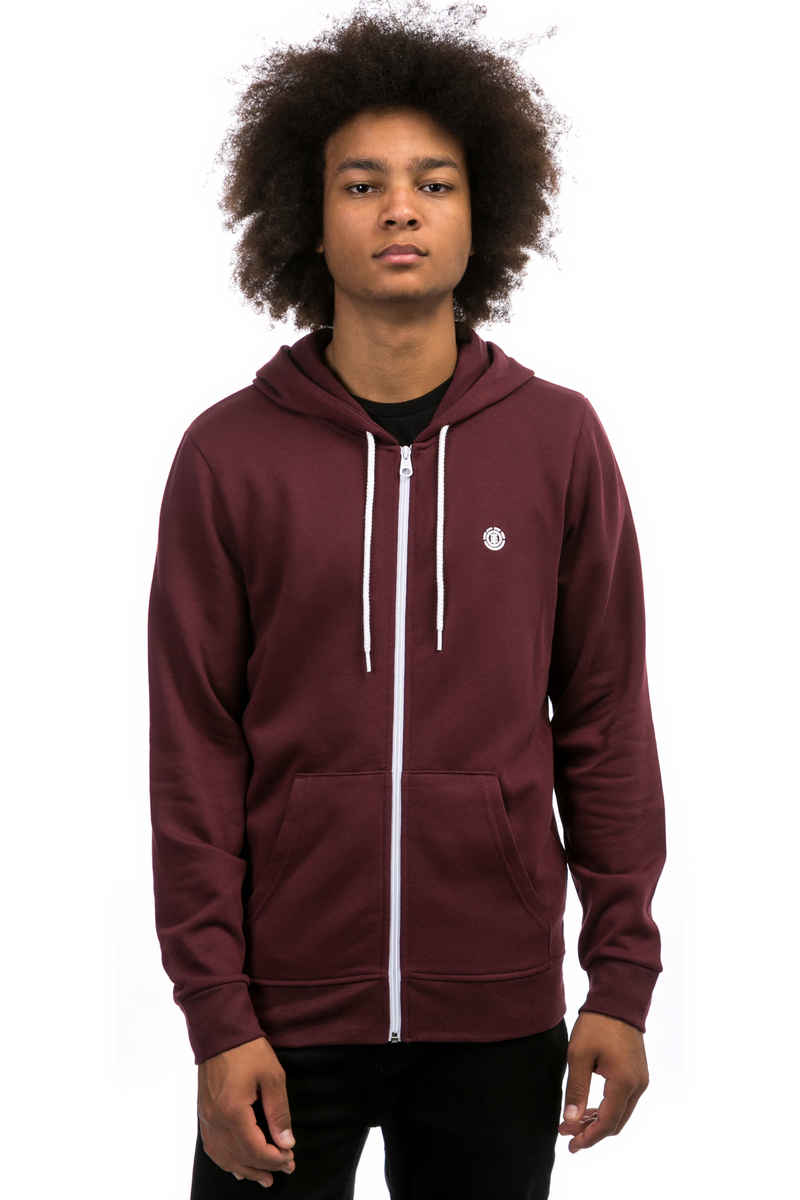 Element Cornell Zip-Sweatshirt avec capuchon (napa red)