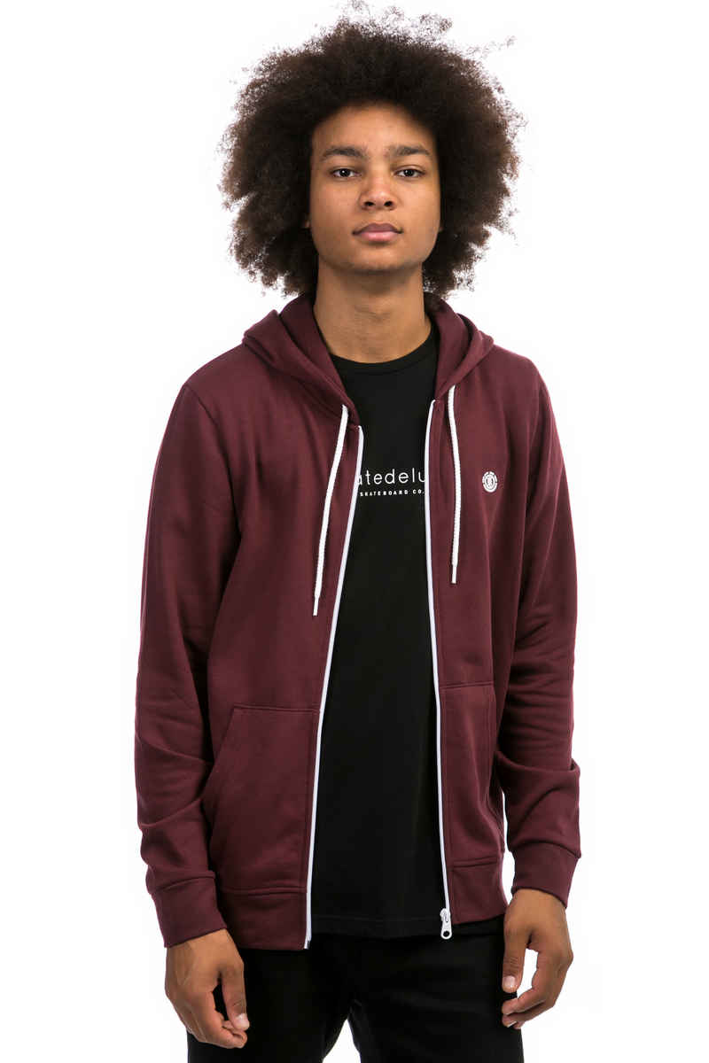 Element Cornell Zip-Sweatshirt avec capuchon (napa red)