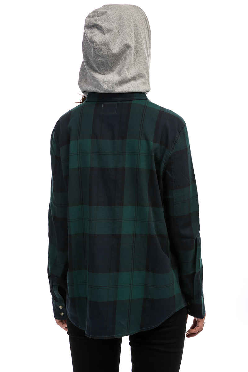 Element Worn Shirt mit Kapuze women (ponderosa green)