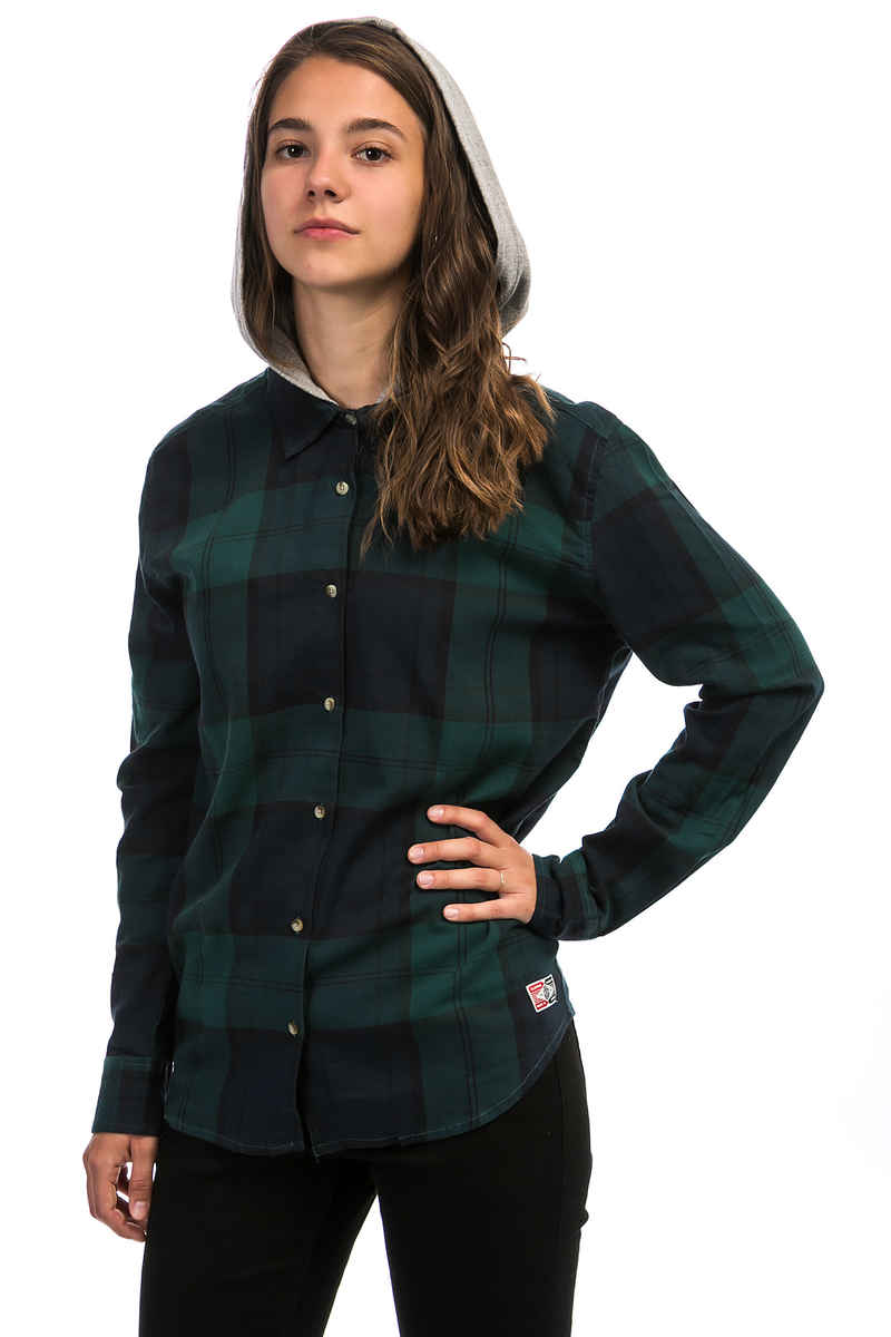 Element Worn Shirt mit Kapuze women (ponderosa green)
