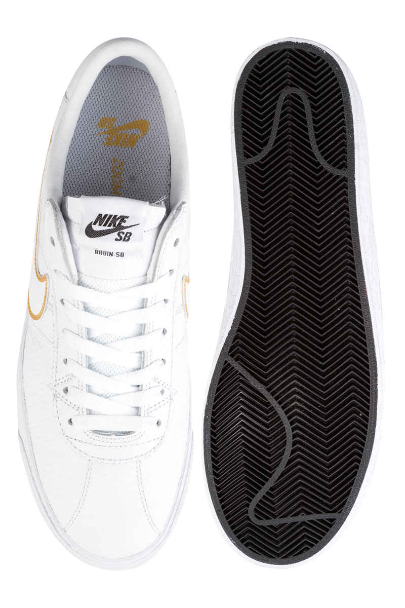 Nike SB Zoom Bruin Premium SE Chaussure (white metallic gold)