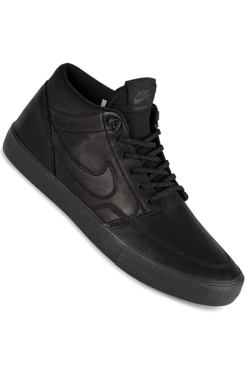Nike SB Solarsoft Portmore II Mid Bota Shoes (black)
