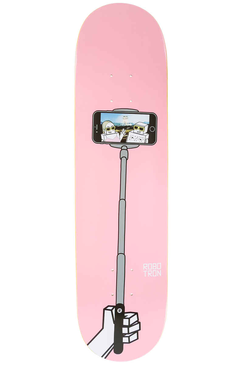 Robotron Selfie Stick Happy Couple 8" Planche Skate (rose)
