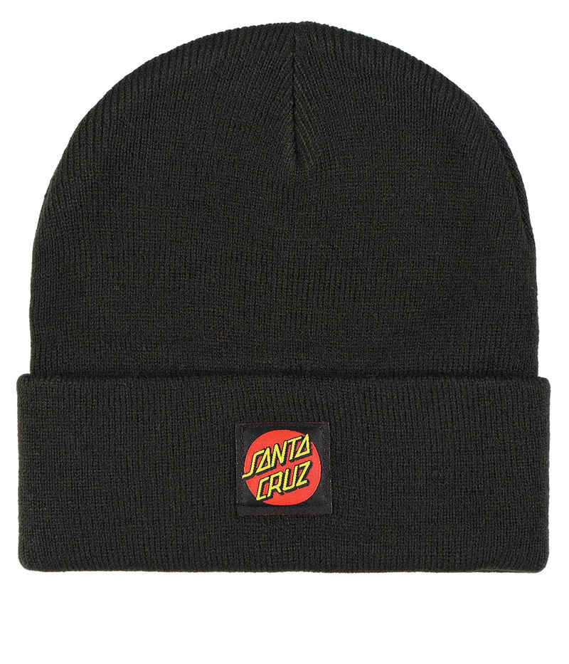 Santa Cruz Classic Label Dot Beanie (black)