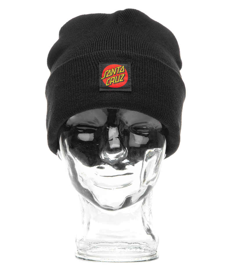 Santa Cruz Classic Label Dot Beanie (black)