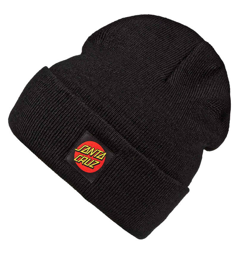 Santa Cruz Classic Label Dot Beanie (black)