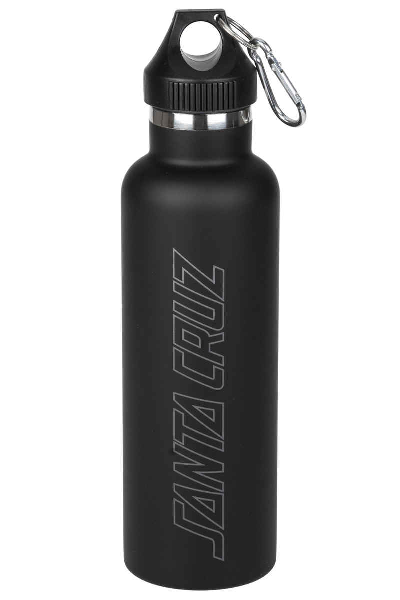 Santa Cruz Outline Strip Drinks Veldfles (black)