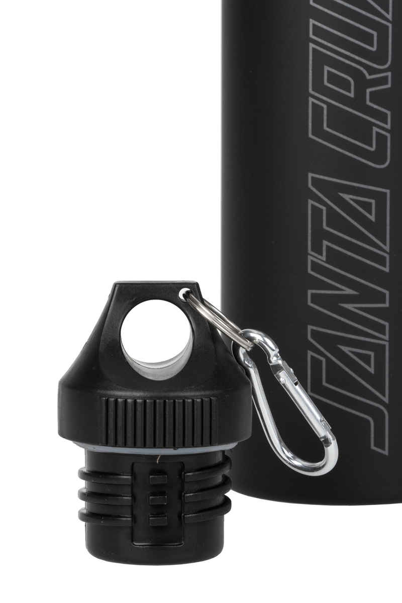 Santa Cruz Outline Strip Drinks Veldfles (black)
