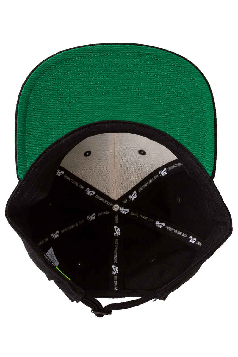 Nike SB H86 6 Panel Strapback Cap (black white)