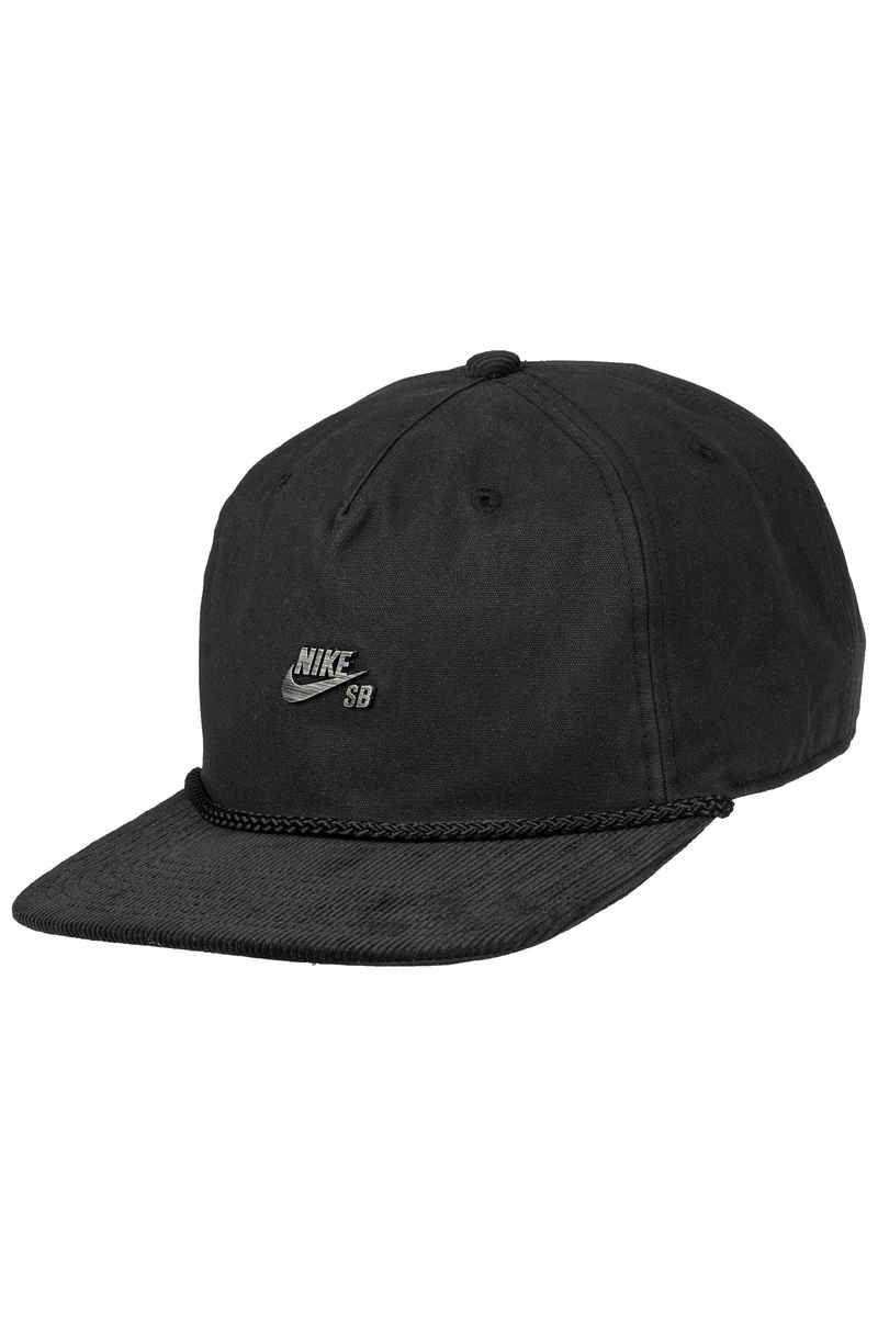 Nike SB Waxes Canvas Pro Strapback Cap (black black)
