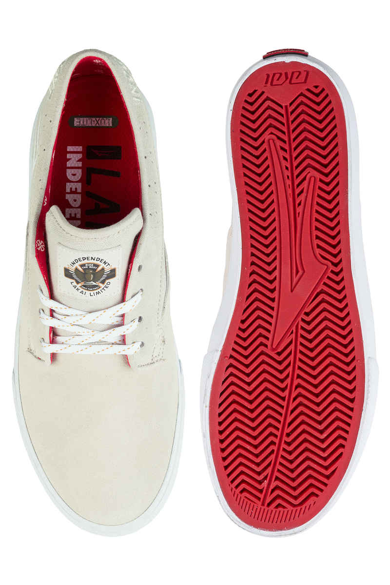 Lakai x Independent Riley Hawk Suede Chaussure (white)