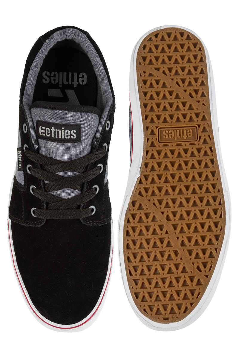 Etnies Barge LS Schoen (black charcoal silver)
