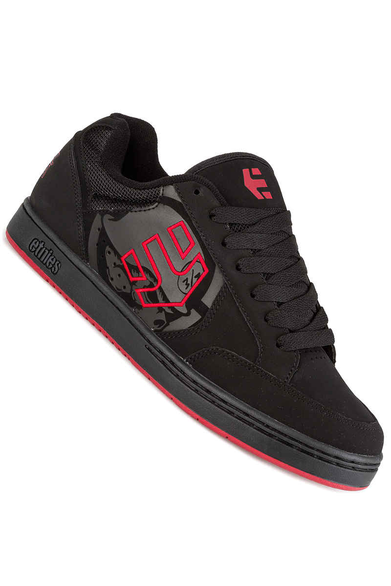 Etnies Metal Mulisha Swivel Schoen (black black red)