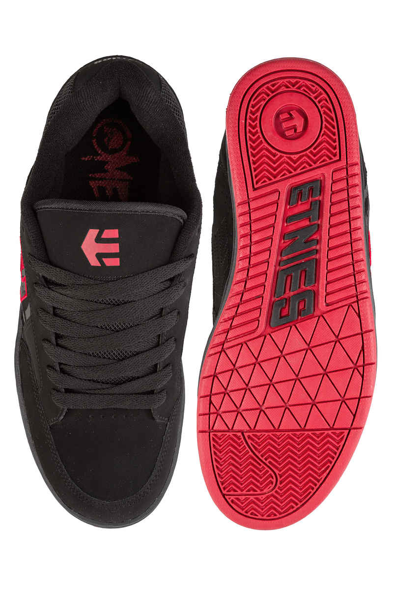 Etnies Metal Mulisha Swivel Schoen (black black red)