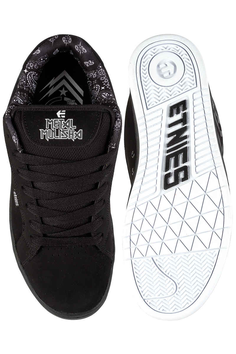 Etnies Metal Mulisha Fader Schoen (black white)