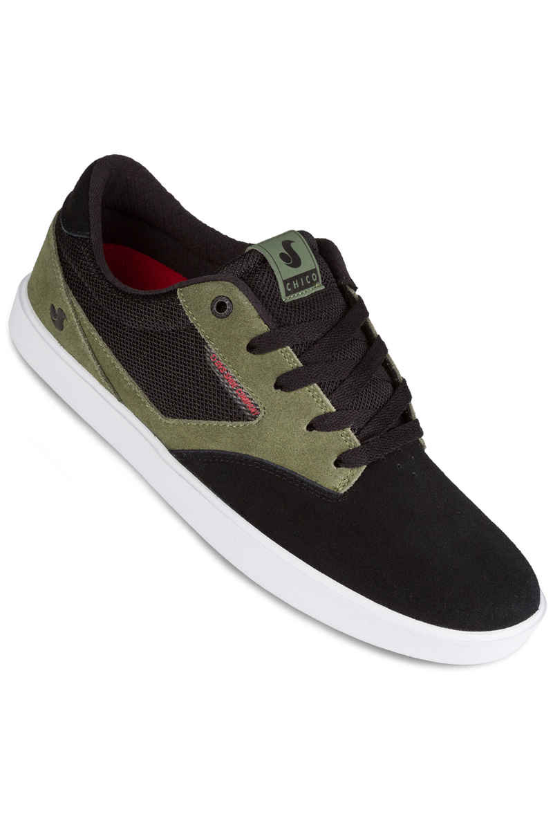 DVS Pressure SC Suede Shoes (black olive chilipepper chico)