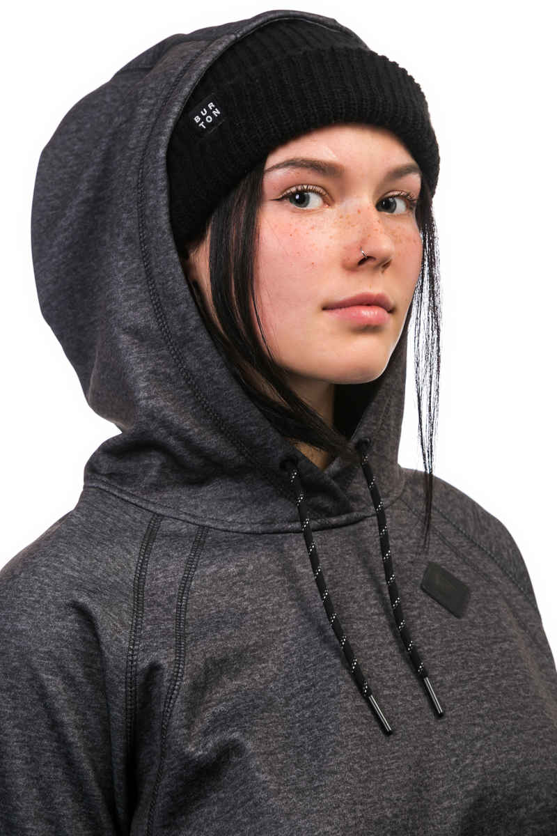 Burton Heron Snow Hoody women (true black heather)