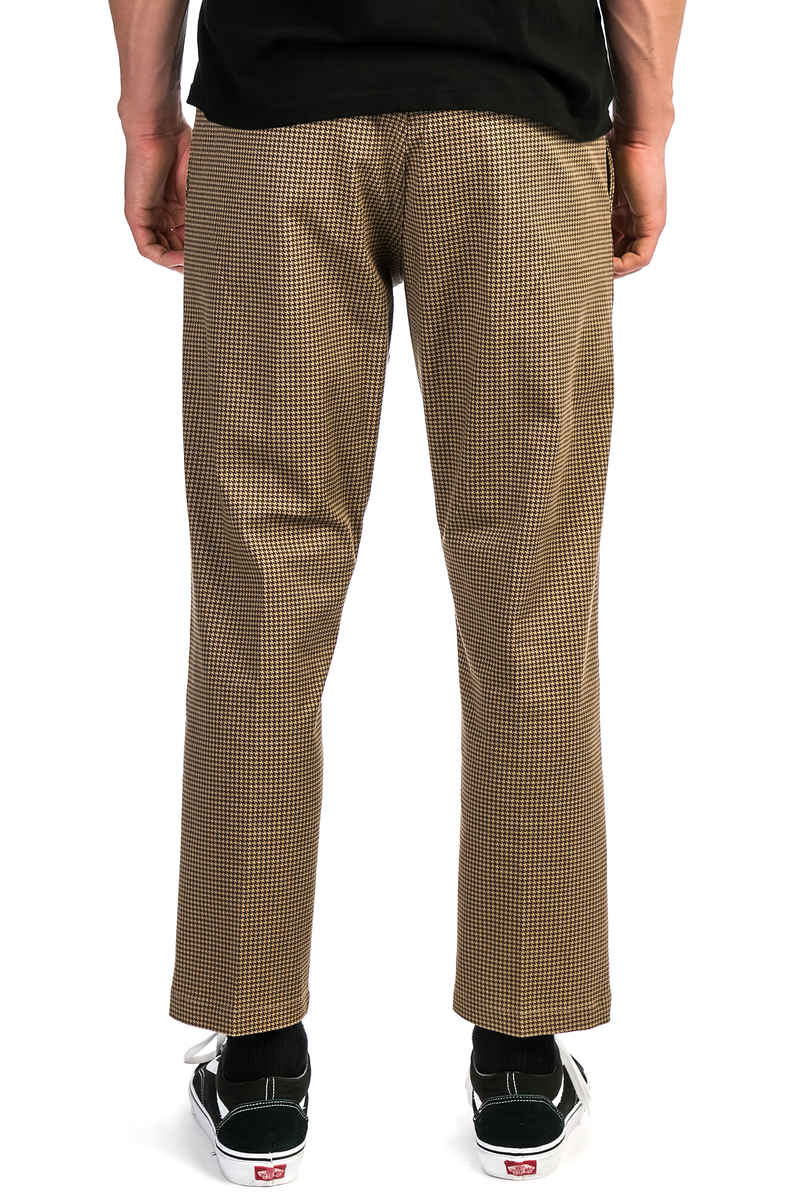 Obey Straggler Houndstooth Pantalons (khaki multi)