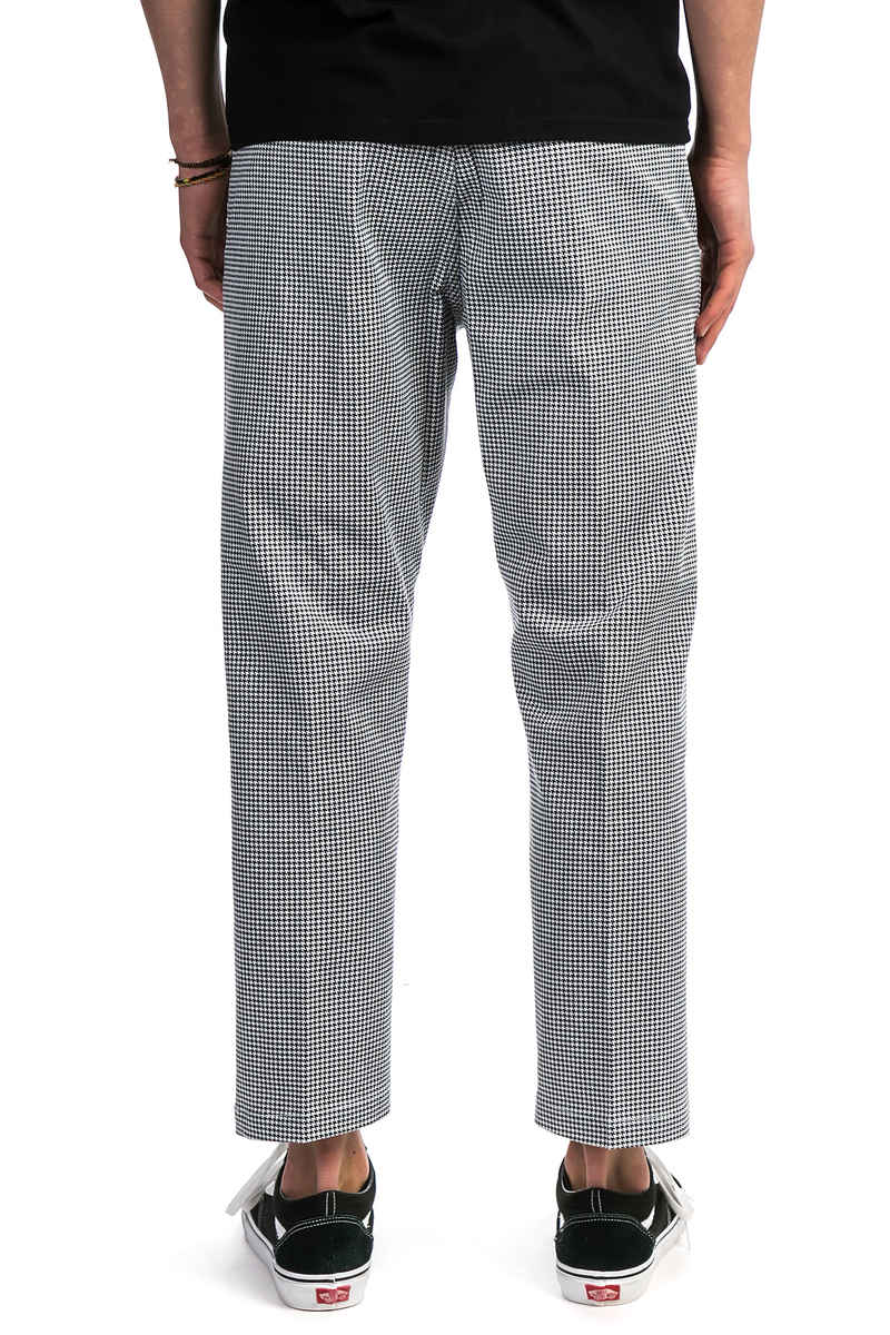 Obey Straggler Houndstooth Pantalons (white multi)