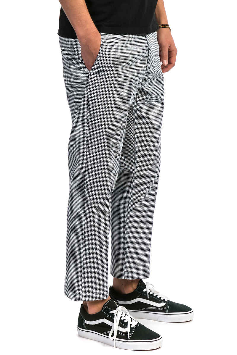 Obey Straggler Houndstooth Pantalons (white multi)
