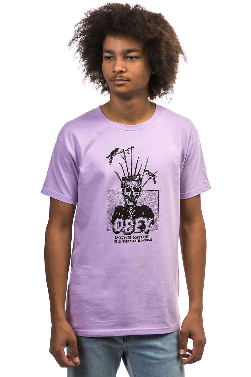 Obey Mother Nature T-Shirt (lavender)